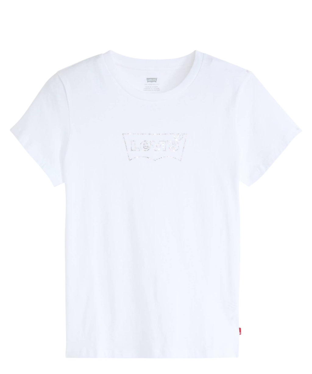 T-shirt Levi's The Perfect avec strass et col rond doux