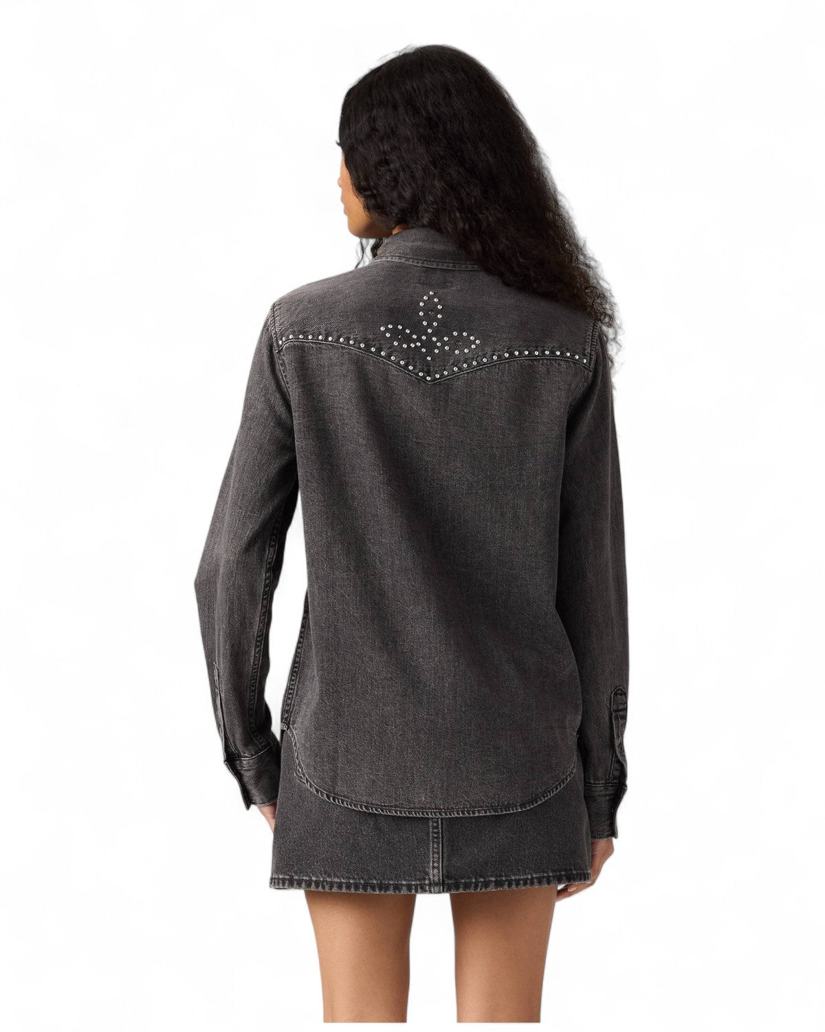 Camicia Western in Denim con Borchie-LEVI'S-Camicie-Vittorio Citro Boutique