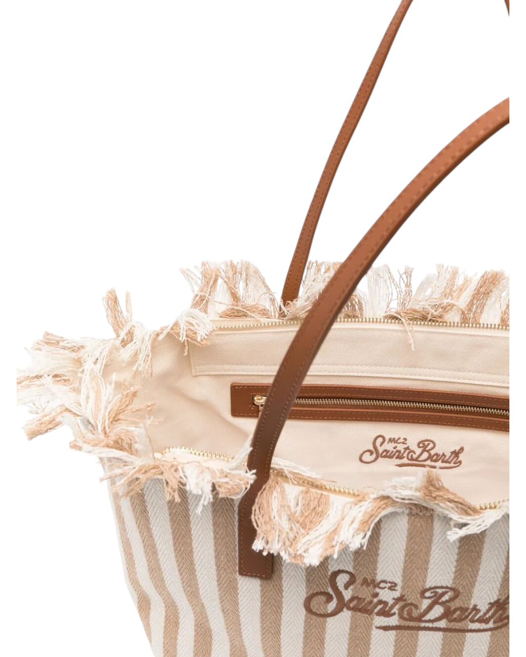Sac Shopper City MC2 Saint Barth en toile rayée