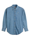 Camicia Denim Leggera in Cotone e Lyocell TENCEL