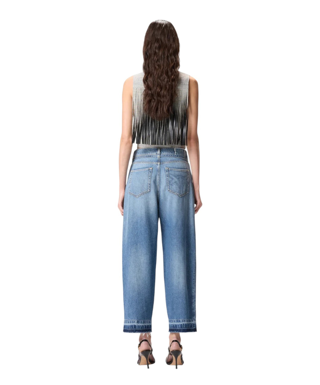 Jeans Balloon Pinko taille basse Estelle Egg
