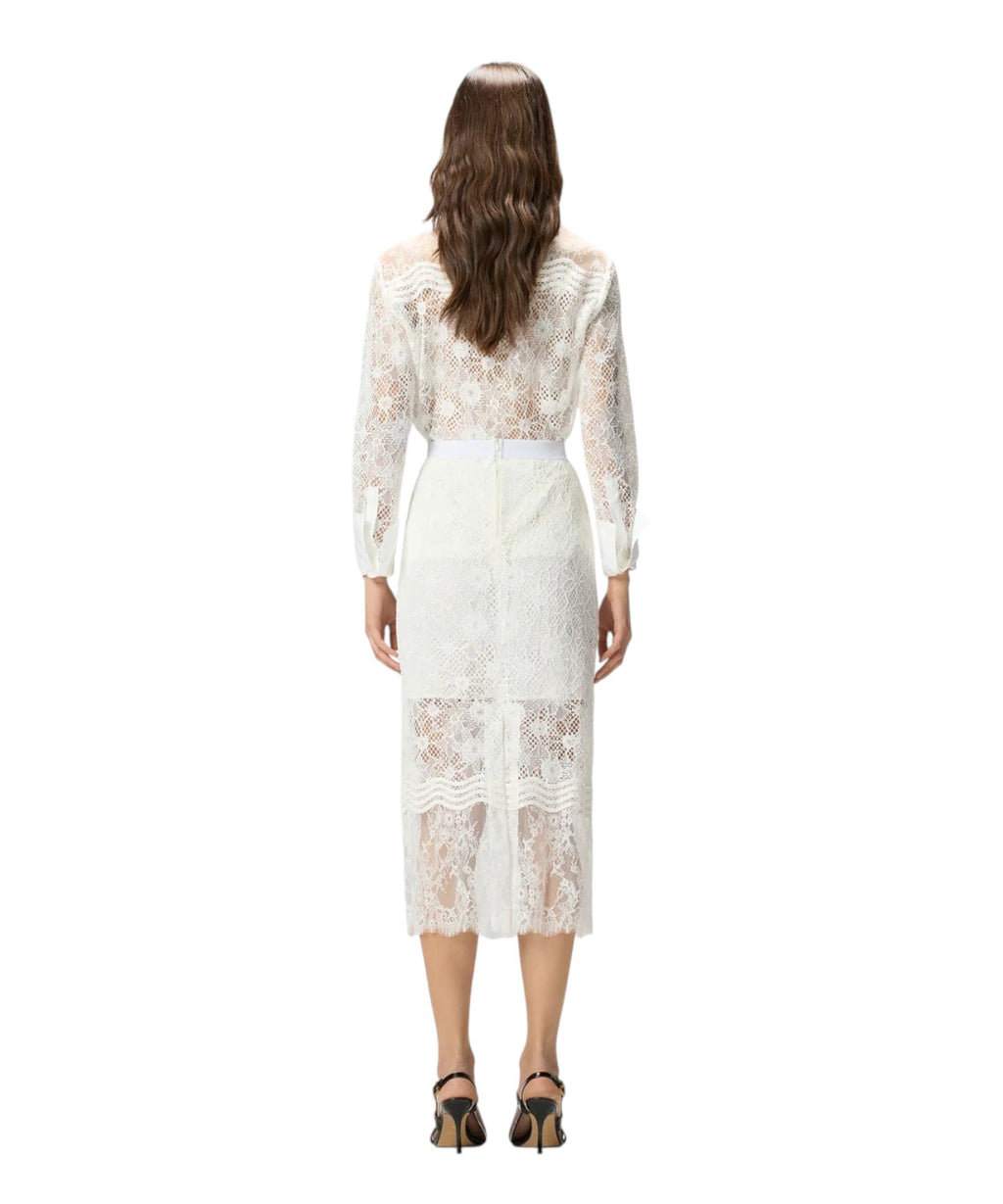 Jupe Midi Dentelle Pinko Harmonie