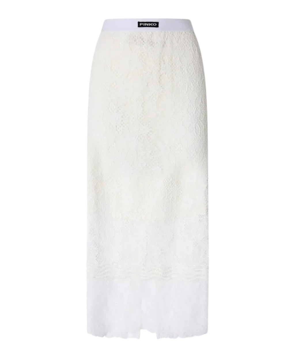 Jupe Midi Dentelle Pinko Harmonie