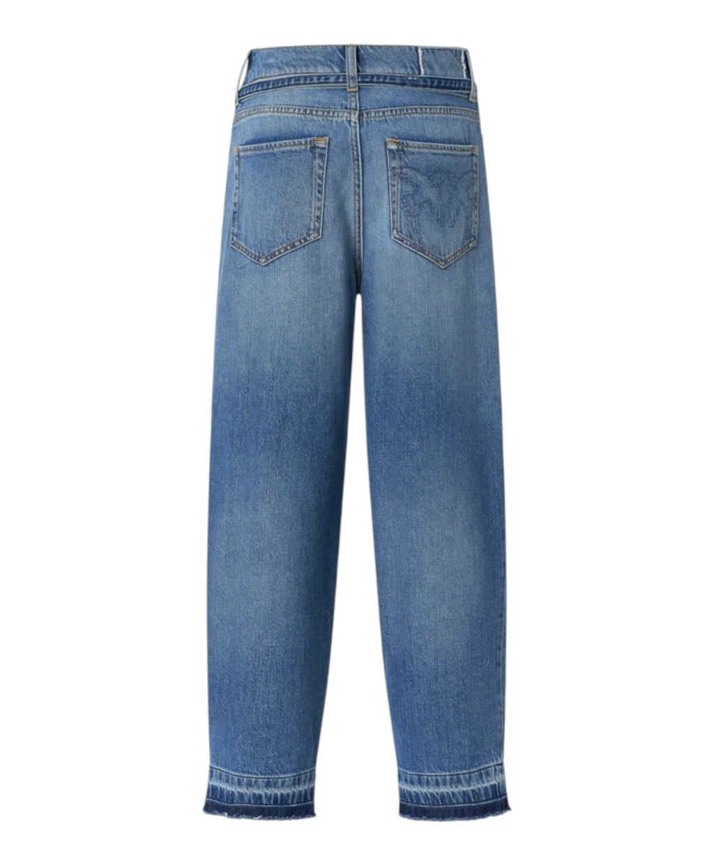 Jeans Balloon Pinko taille basse Estelle Egg