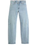 Jeans Baggy Barrel Levi's a Vita Media in denim chiaro con dettagli brillanti, taglio loose e silhouette ampia per look casual e moderno.