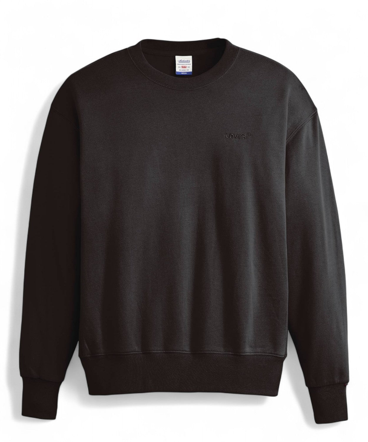 Felpa Girocollo Authentic in cotone e pile-LEVI'S-Felpe-Vittorio Citro Boutique