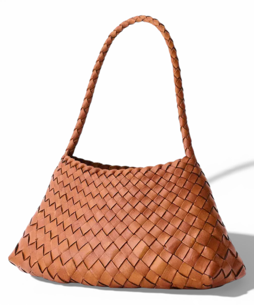 Sac en cuir tressé artisanal Rosanna