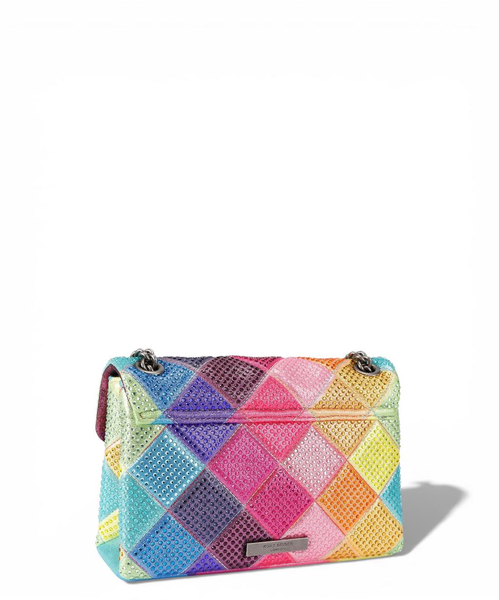 Sac Kensington Kurt Geiger en tissu multicolore avec cristaux