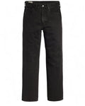 Jeans Loose Straight Levi's 568 neri da uomo, taglio ampio e dritto, stile anni '90, ideali per un look vintage casual e urban.