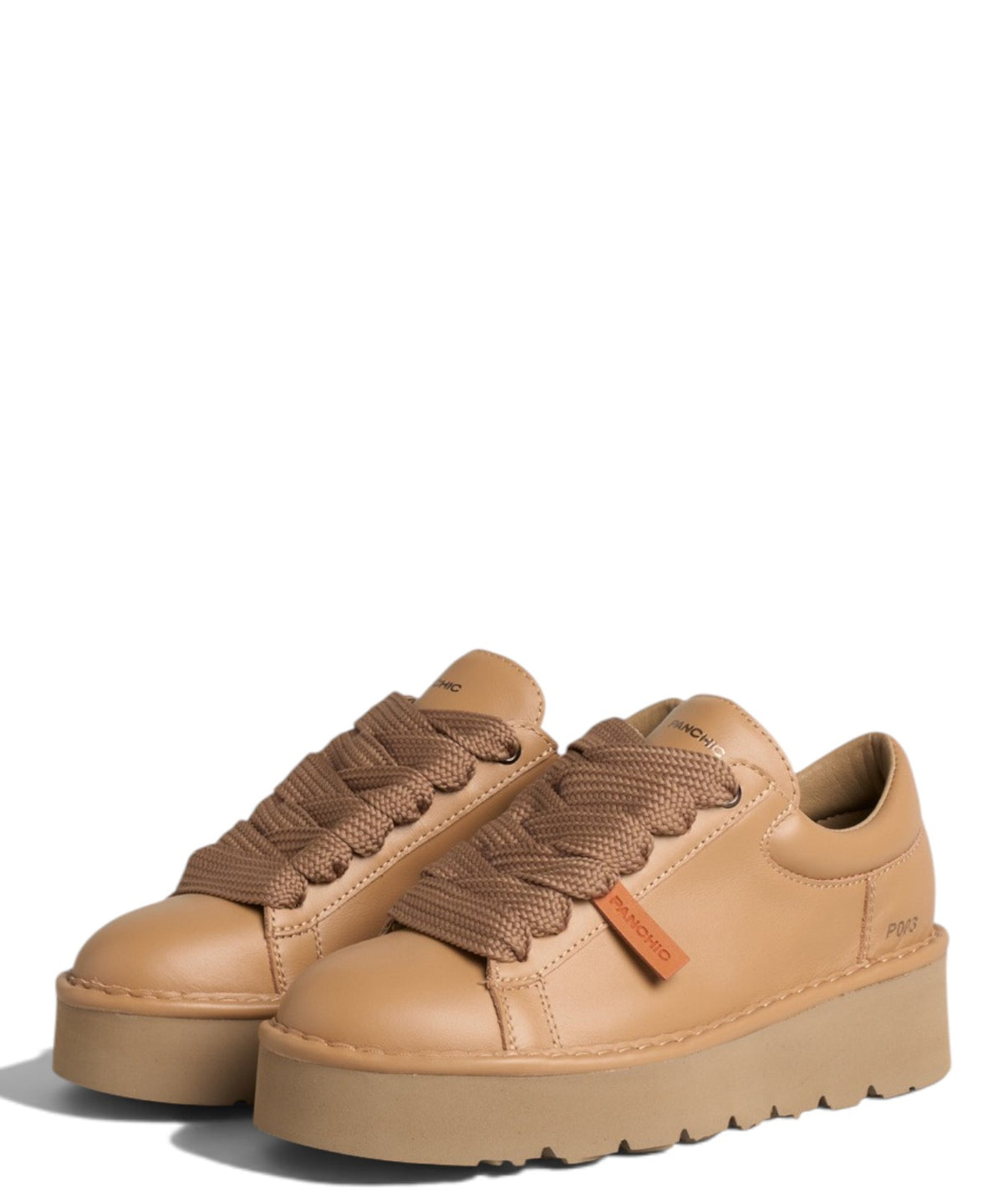 Panchic P003 Muse scarpe donna in pelle cappuccino