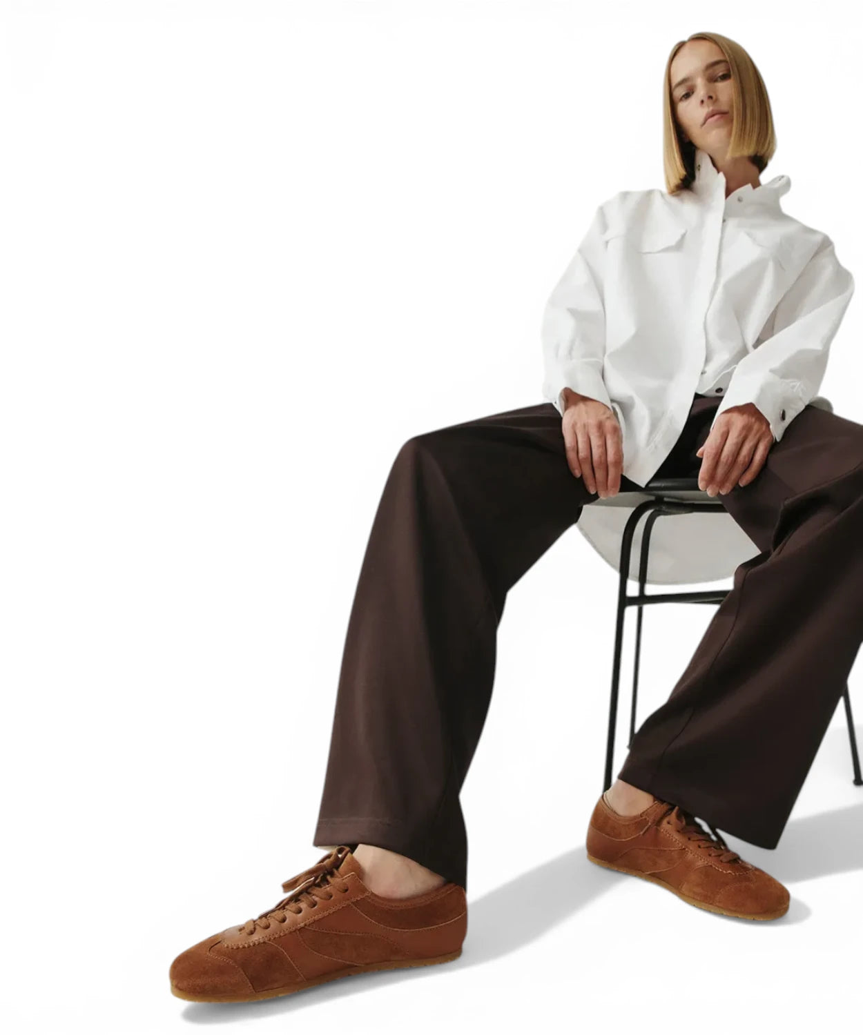 Sneaker Copenhagen CPH717 femme en cuir et daim
