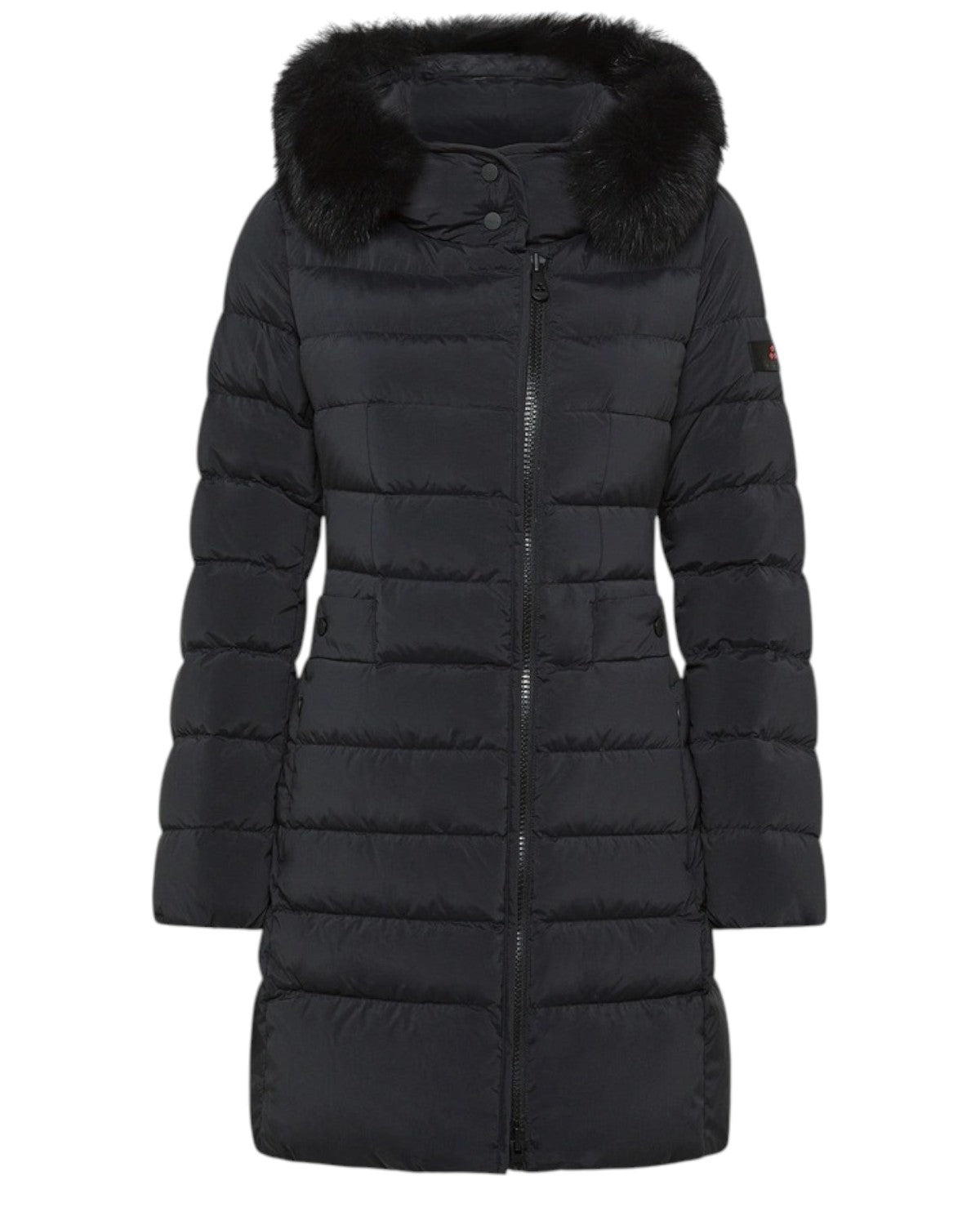 Piumino lungo Seriola ML 06 Fur con pelliccia-Peuterey-Piumini-Vittorio Citro Boutique