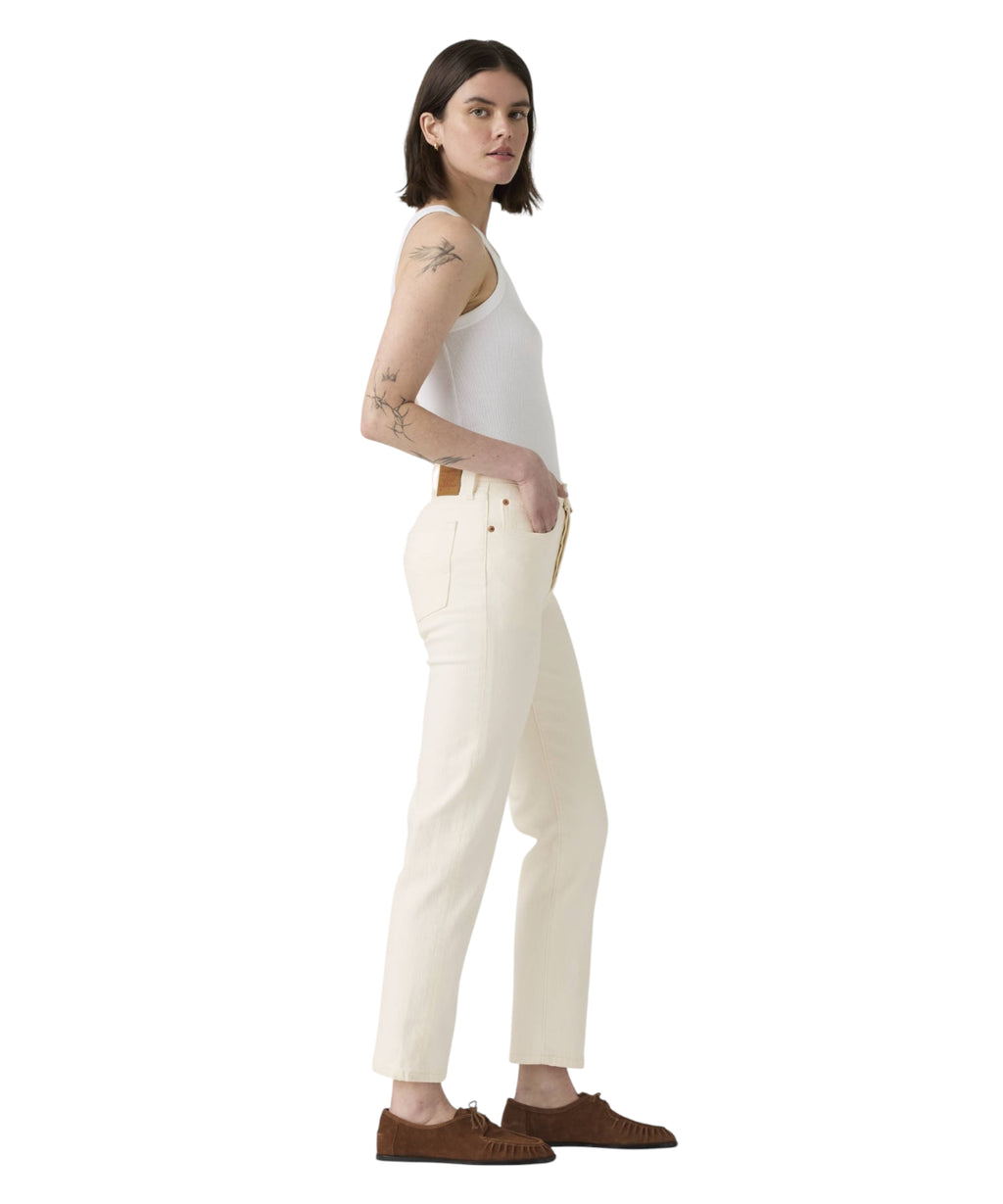 Jean Levi's 501 Crop Taille Haute Stretch