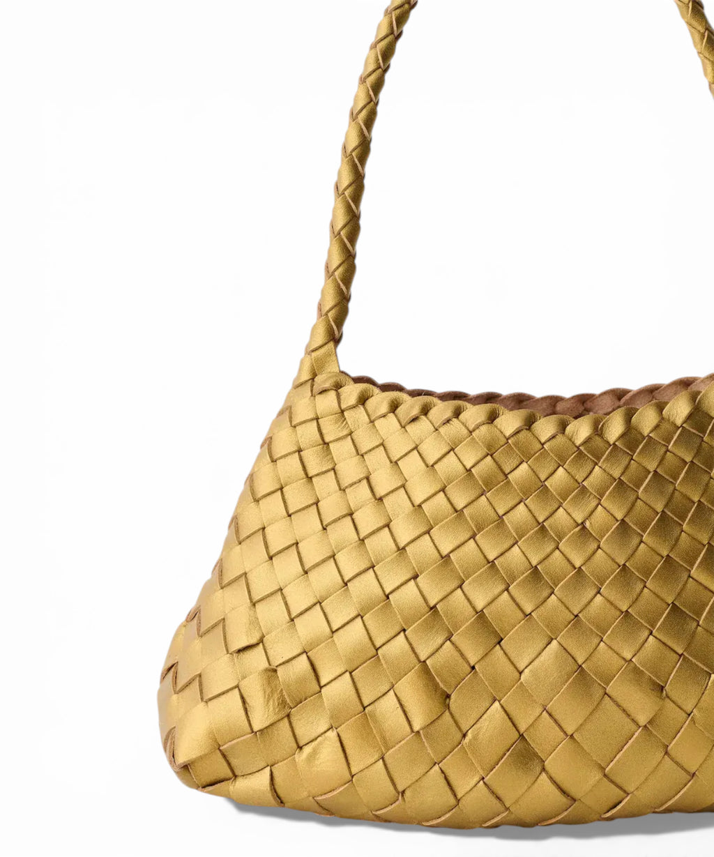 Sac Dragon en cuir tressé Rosanna