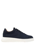 Sneakers Uomo in Nabuk con Suola Zigrinata-Emporio Armani-Sneakers-Vittorio Citro Boutique