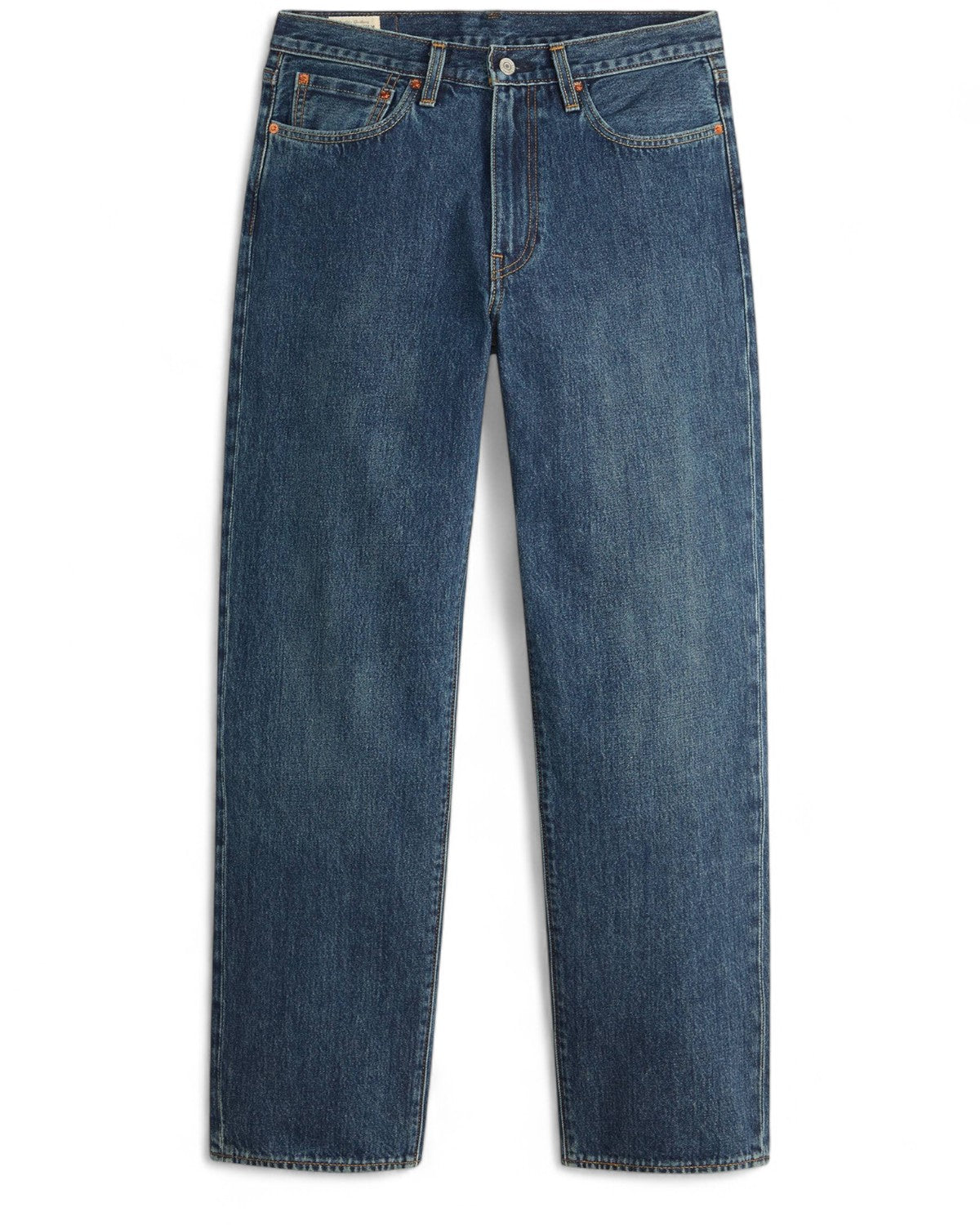 Jeans Levi's 568™ Loose Straight uomo in denim blu scuro, taglio dritto e vestibilità ampia, stile anni '90, 100% cotone non elasticizzato.