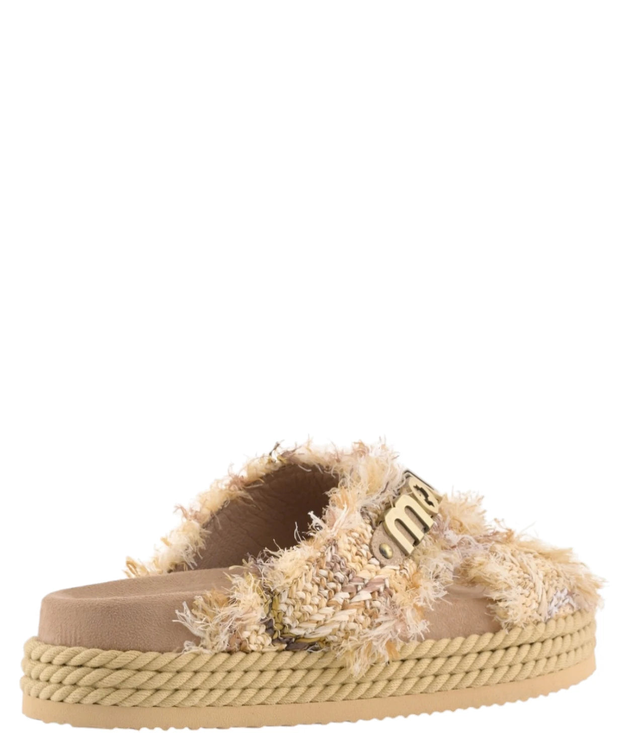 Sandali Mou Criss-Cross in Raffia Multicolor