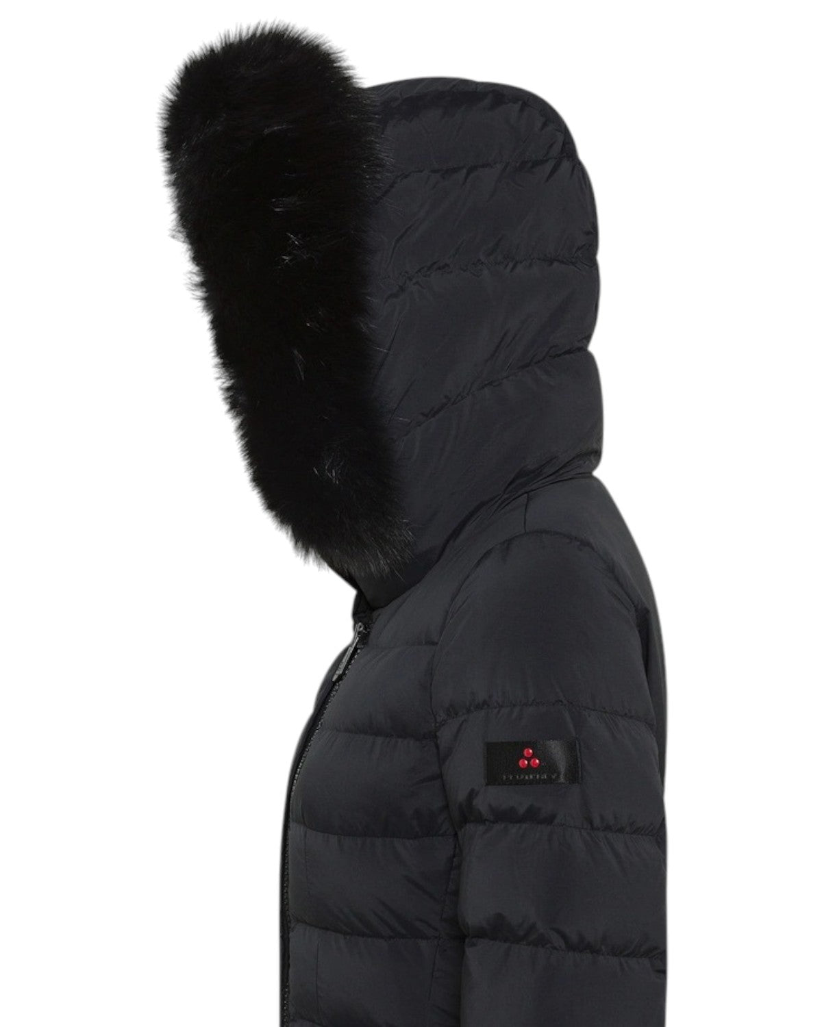 Piumino lungo Seriola ML 06 Fur con pelliccia-Peuterey-Piumini-Vittorio Citro Boutique