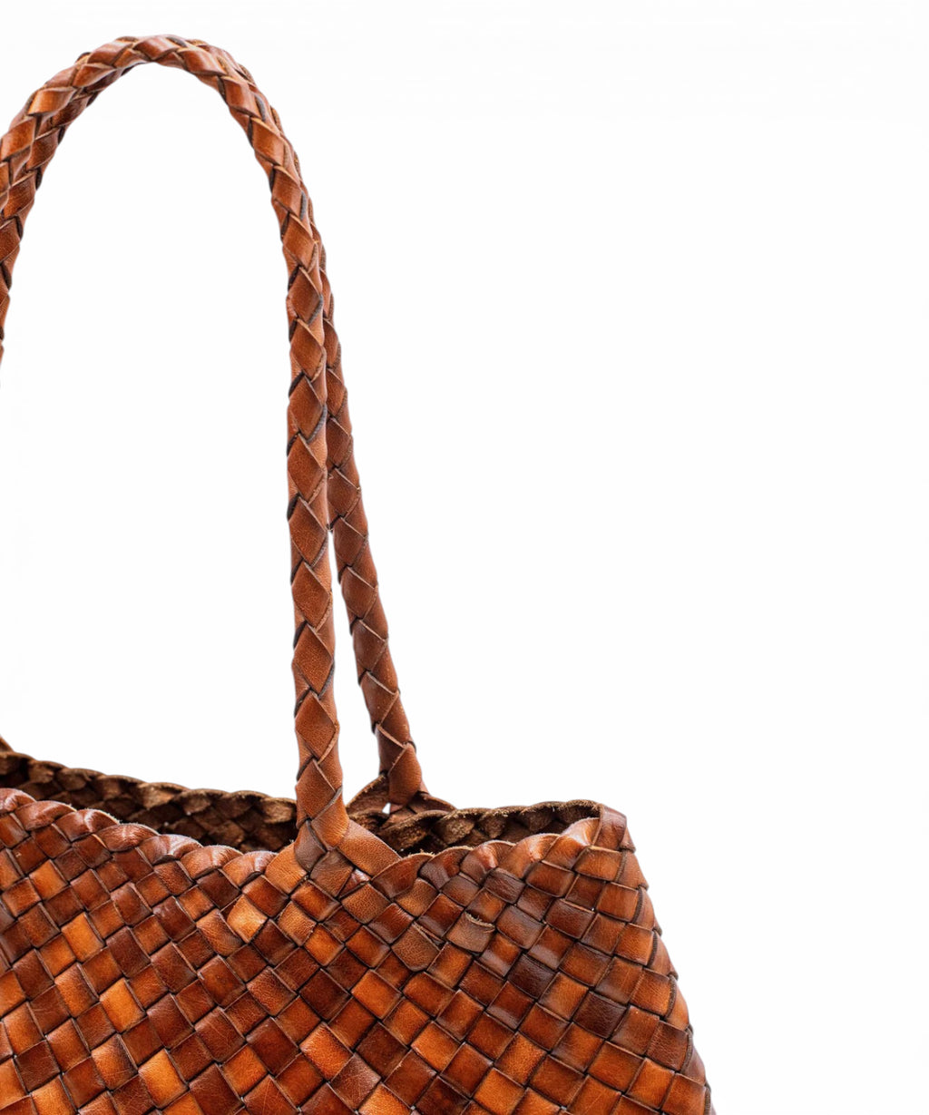 Sac Santa Croce tressé en cuir