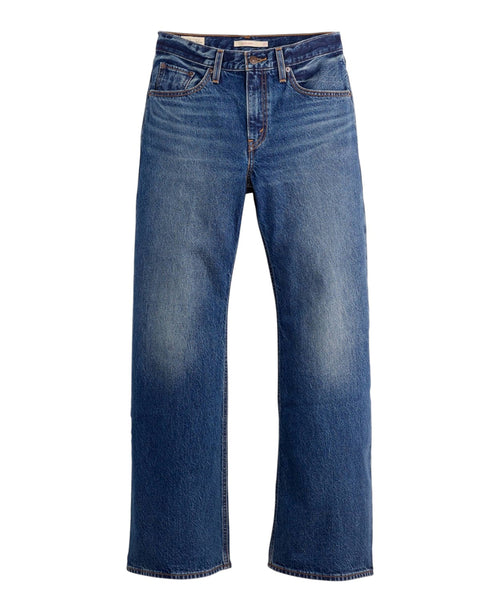 Jeans Bootcut Donna a Vita Media in Denim Non Elasticizzato