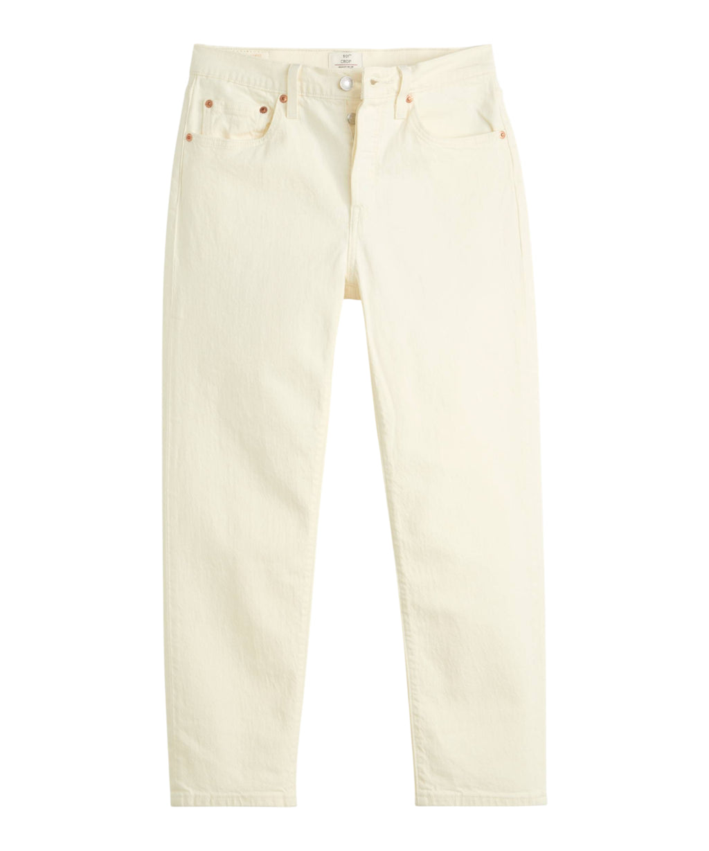 Jean Levi's 501 Crop Taille Haute Stretch