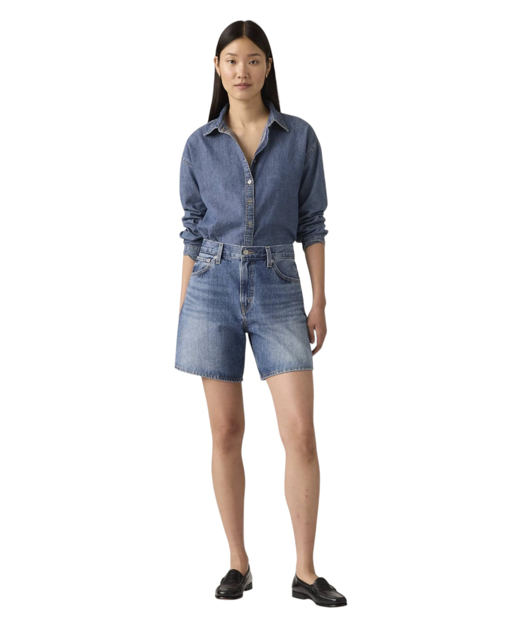 Short Donna Levi’s High Baggy en Denim