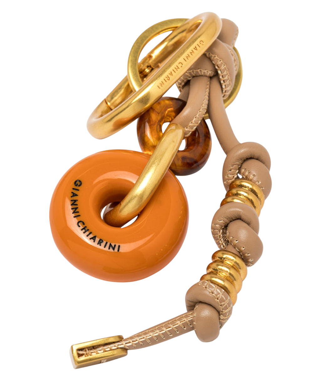 Porte-clés Gianni Chiarini Donut en cuir