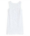Max Mara Robe Courte Beachwear en Jersey Macramé