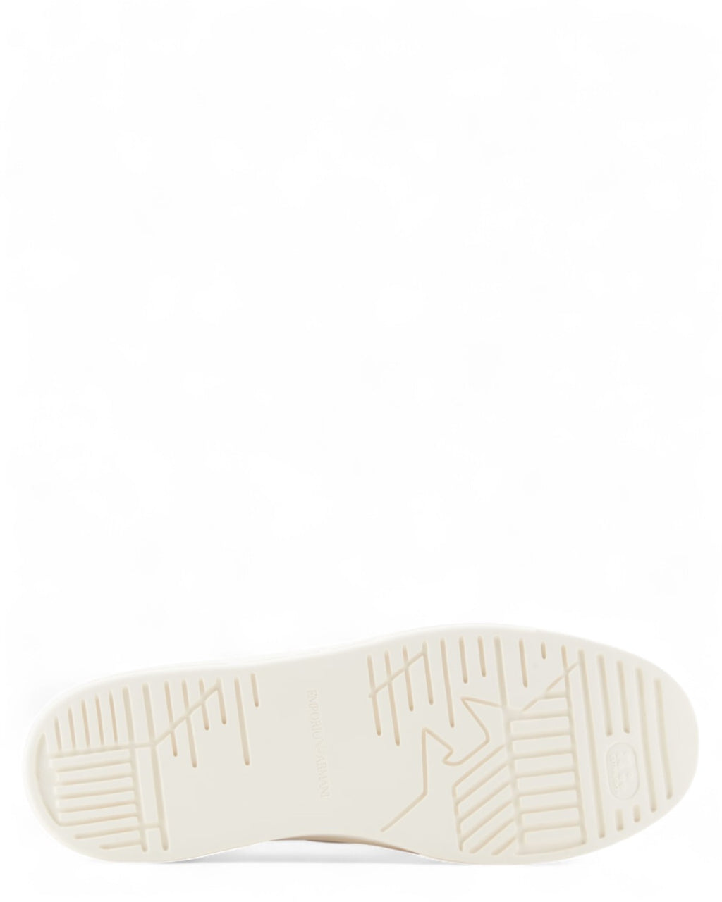 Sneaker in Pelle con Logo e Stampa Reticolata-Emporio Armani-Sneakers-Vittorio Citro Boutique
