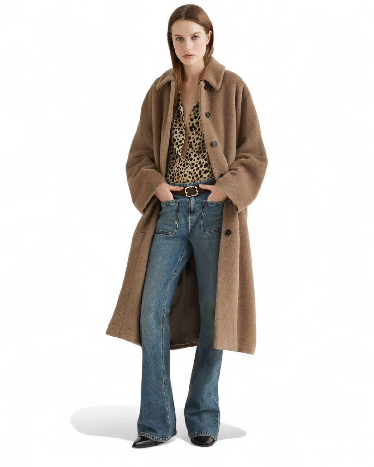 Cappotto oversize in alpaca-Marella-Pellicce e shearling-Vittorio Citro Boutique
