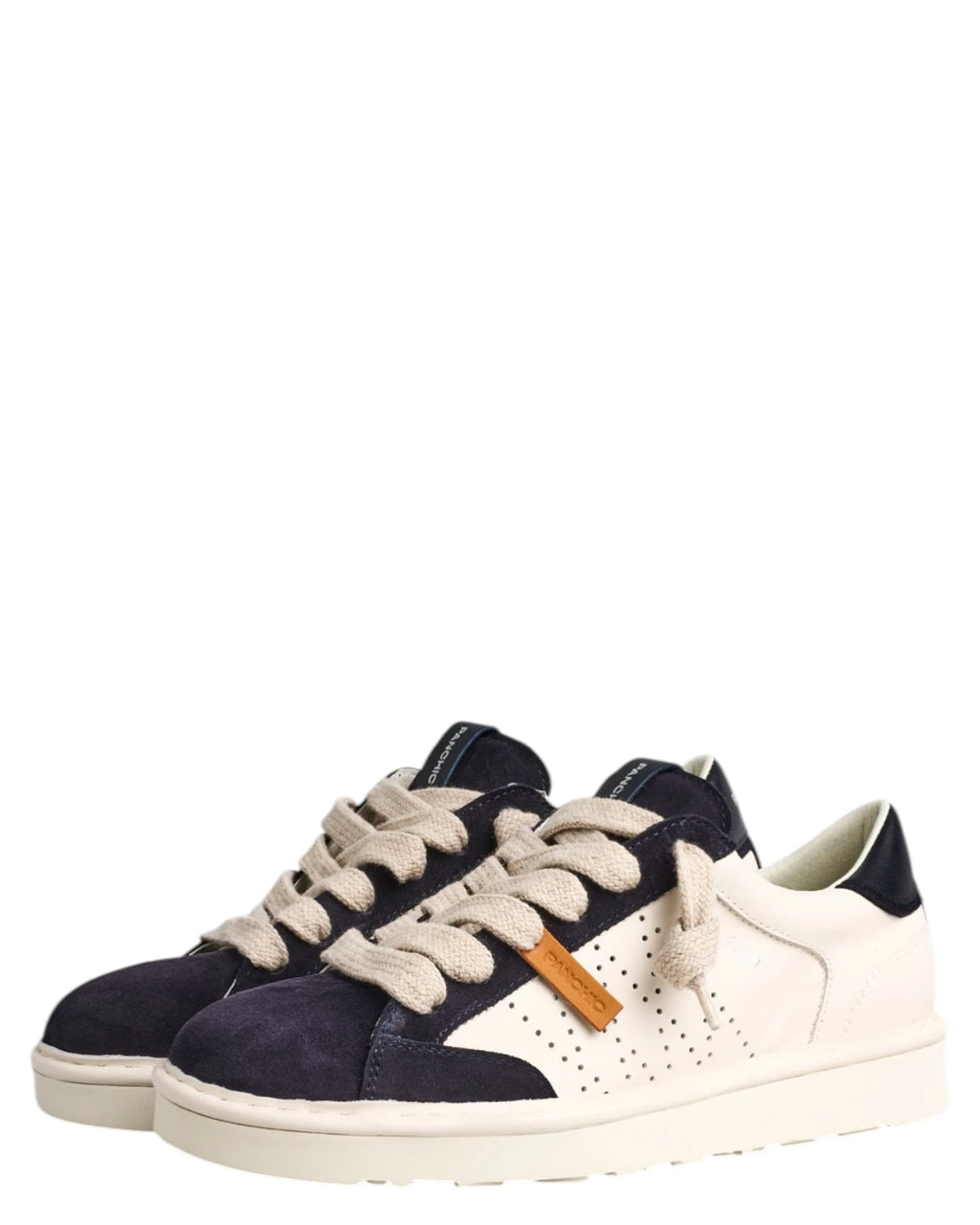 Baskets homme Panchic P001 en cuir et daim