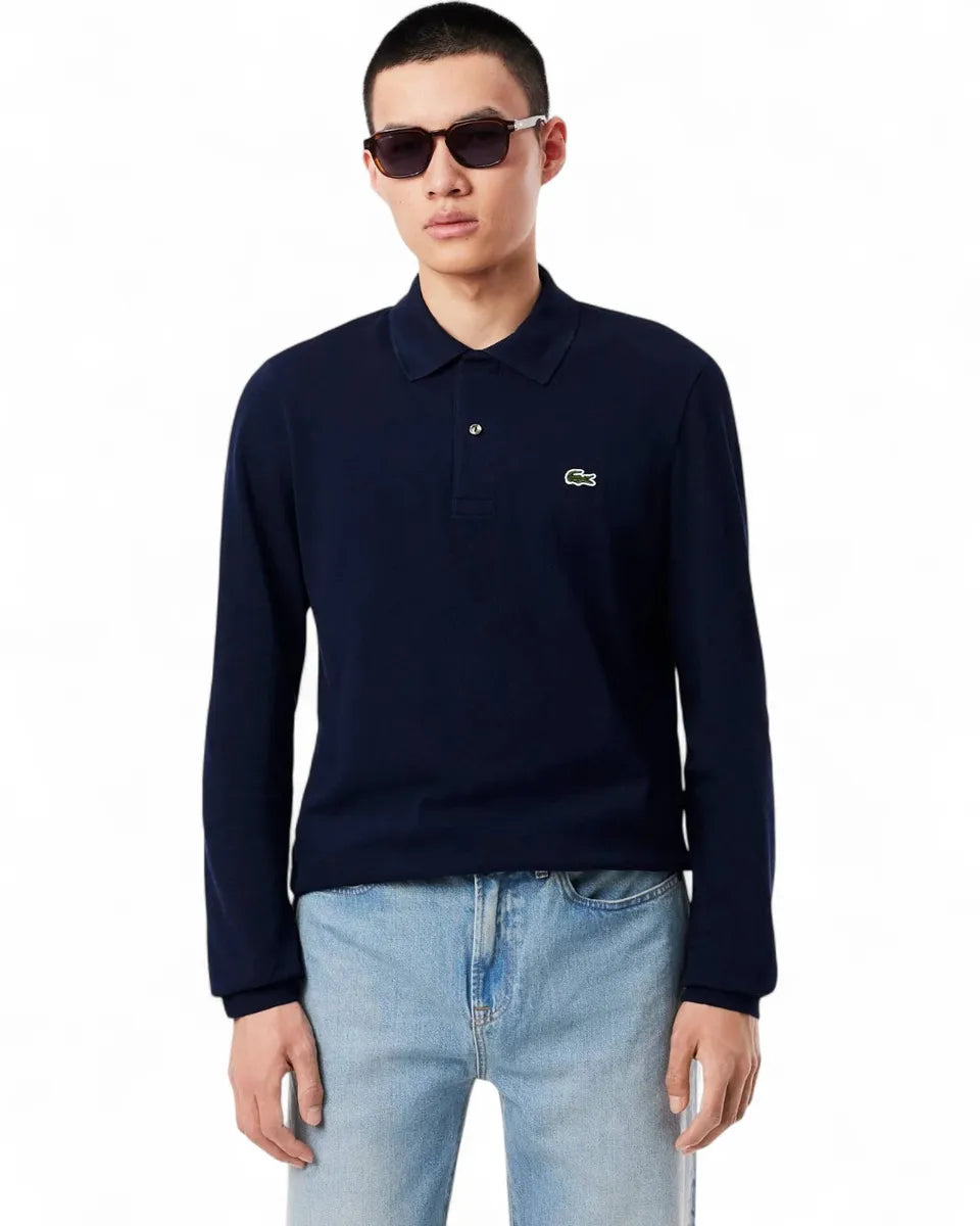 Polo Maniche Lunghe Piqué-LACOSTE-Polo-Vittorio Citro Boutique