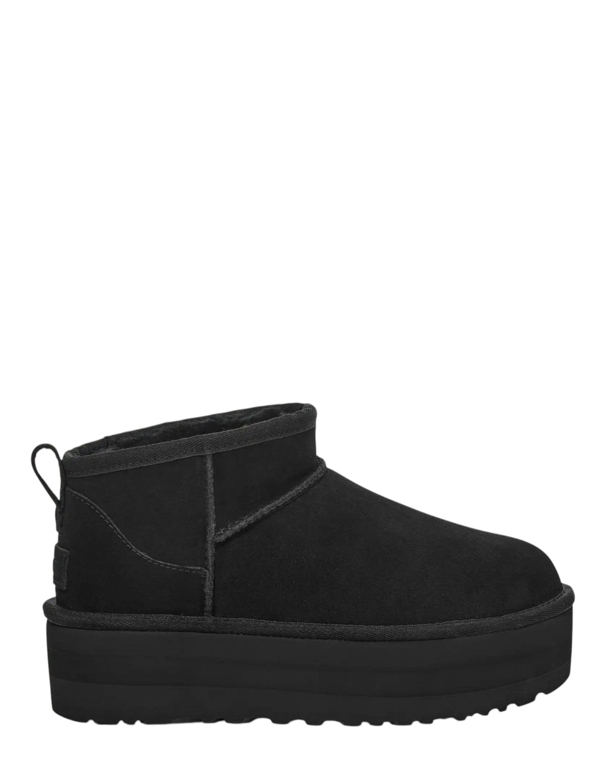 UGG Stivali Classic Ultra Mini con Plateau nero