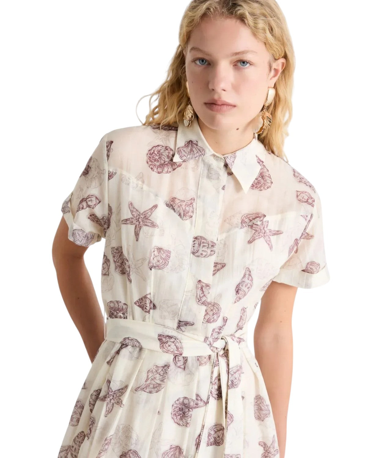 Robe Midi Élégante Marella GALLI avec Ceinture