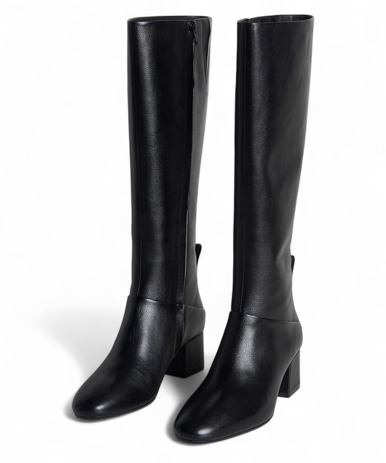 Stivali Donna Pelle Nera Tacco 5cm-JVAM-Stivali-Vittorio Citro Boutique