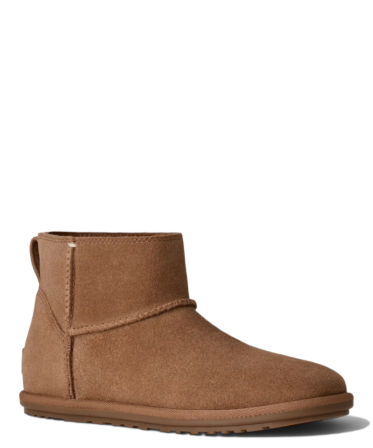 Bottes UGG femme Classic Mini Deconstructed en cuir non doublé