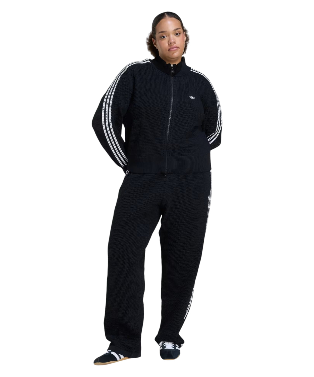 Felpa Knitted Crochet Firebird di adidas Originals