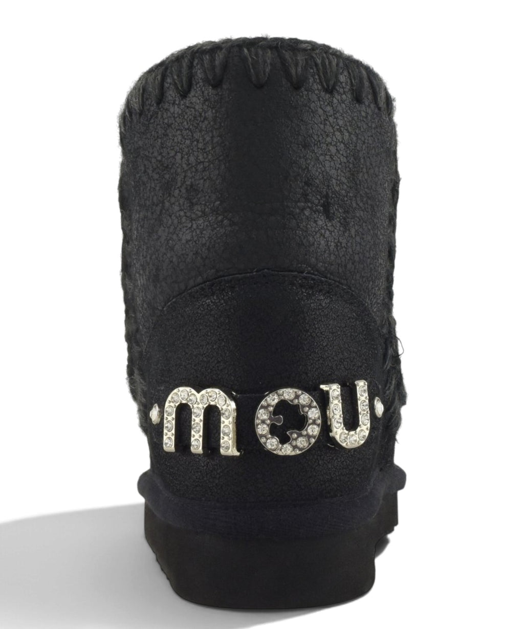 Bottine Eskimo 18 à logo en strass Mou