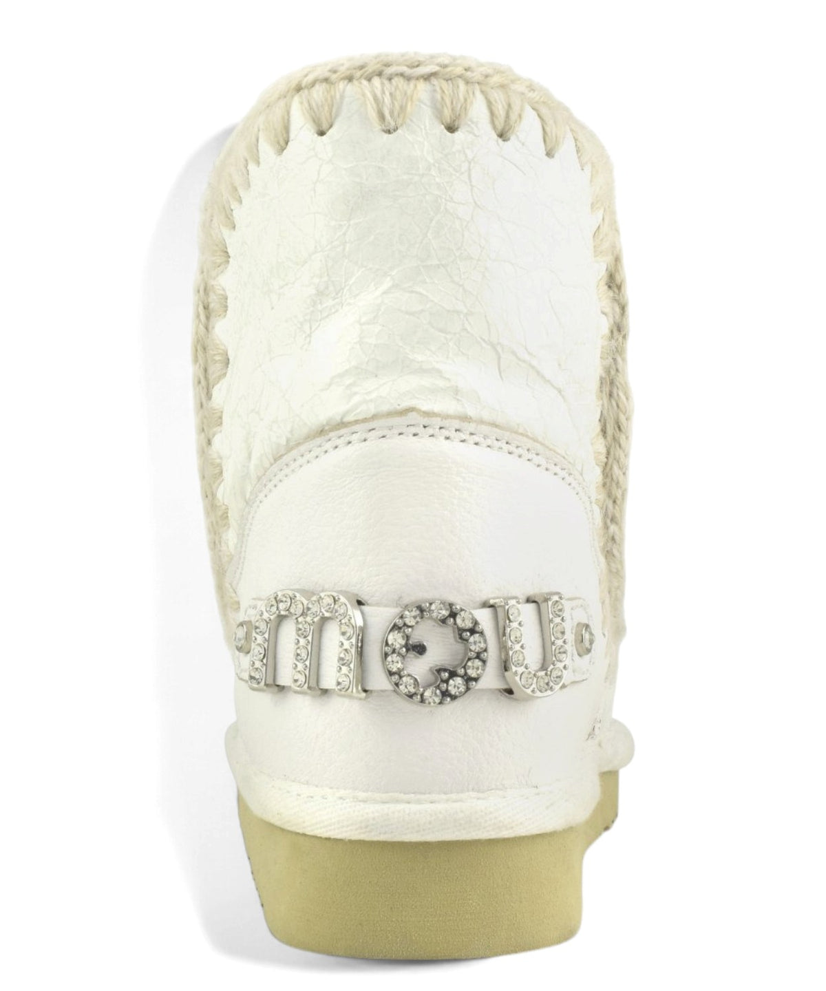 Bottes femme Mou Eskimo 18 Rhinestones Logo en peau lainée