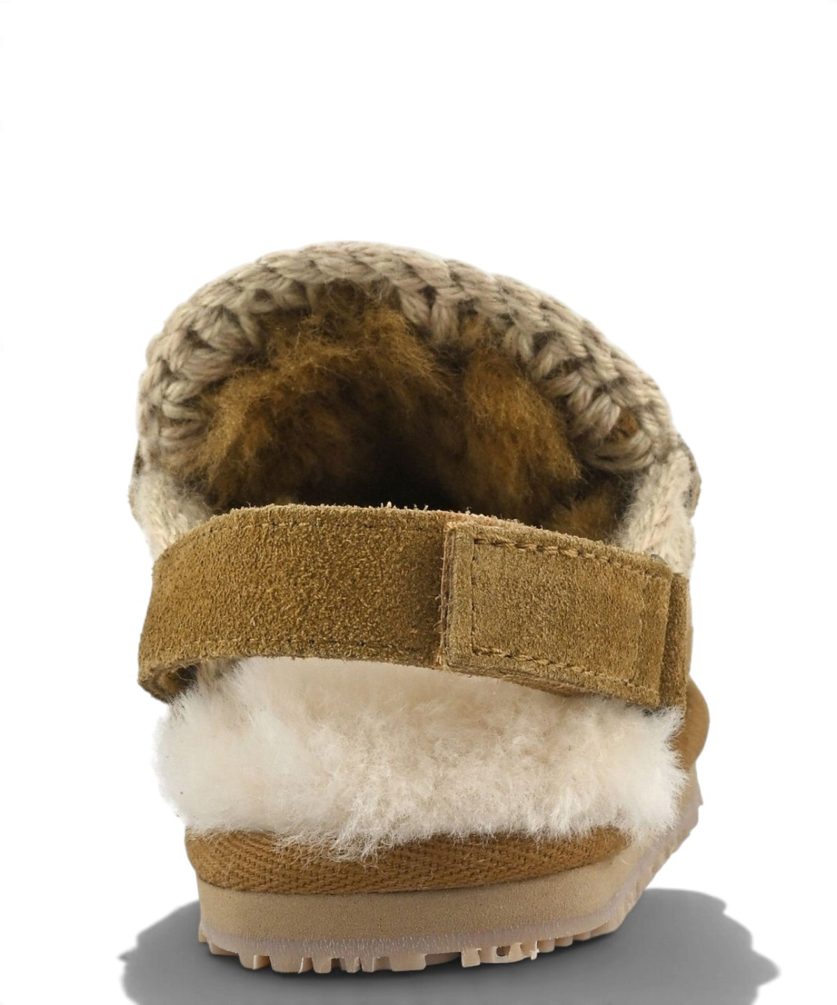 Claquettes enfant Mou Eskimo Slipper Backstrap Kid en peau de mouton
