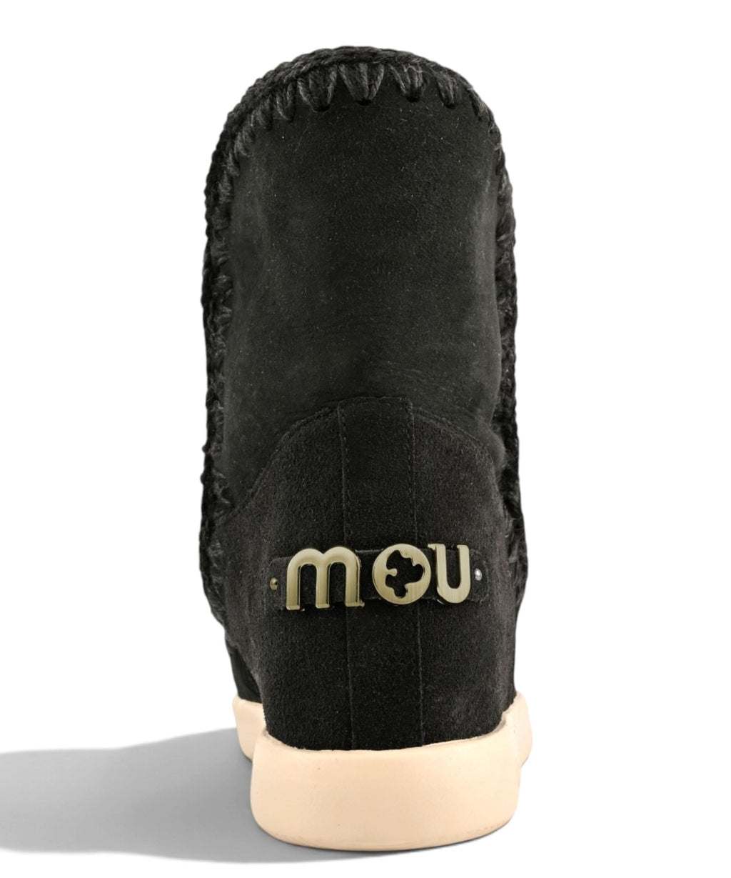 Bottes femme Mou New Inner Wedge Suede avec semelle compensée intérieure