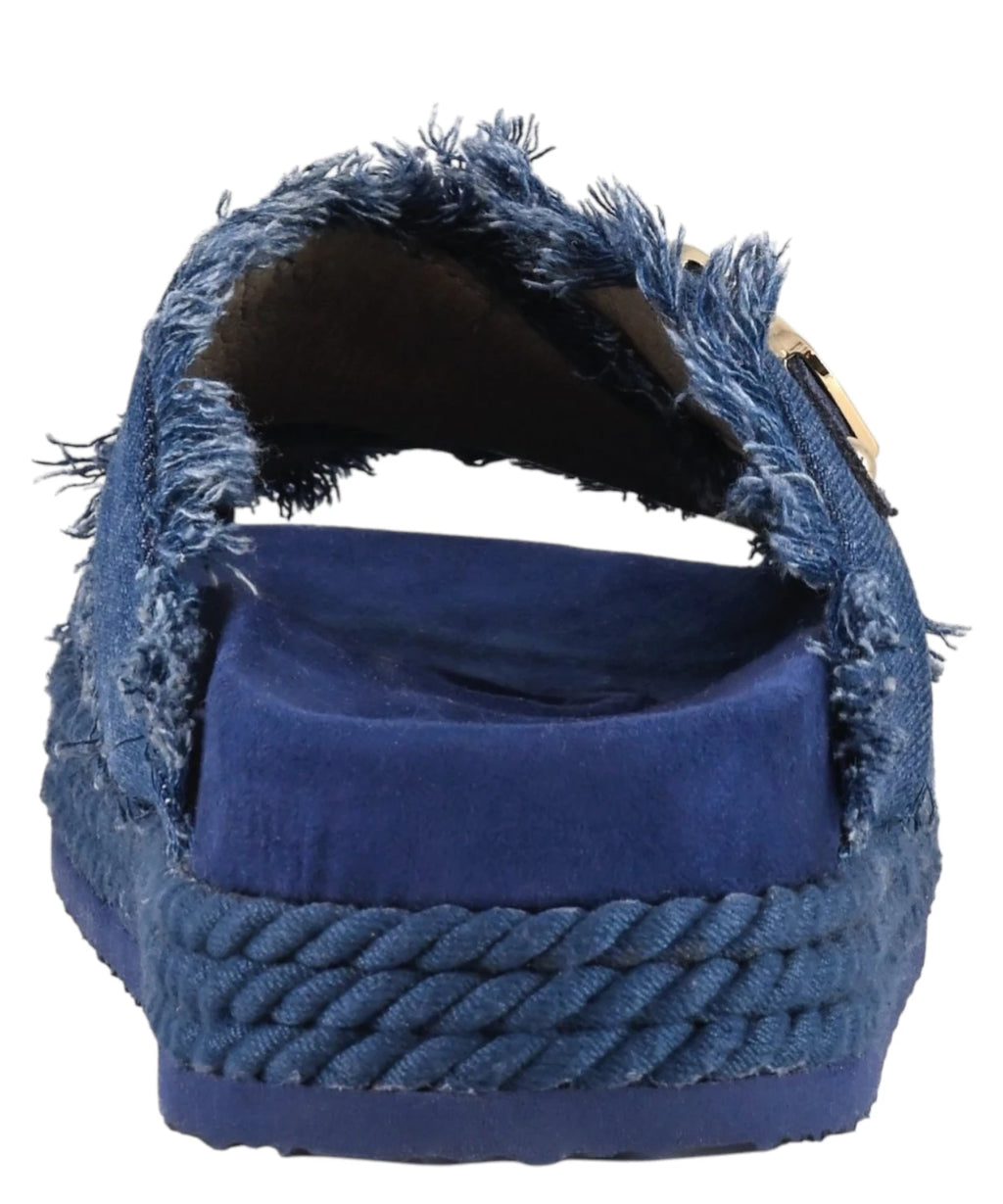 Mou Sandales croisées en denim