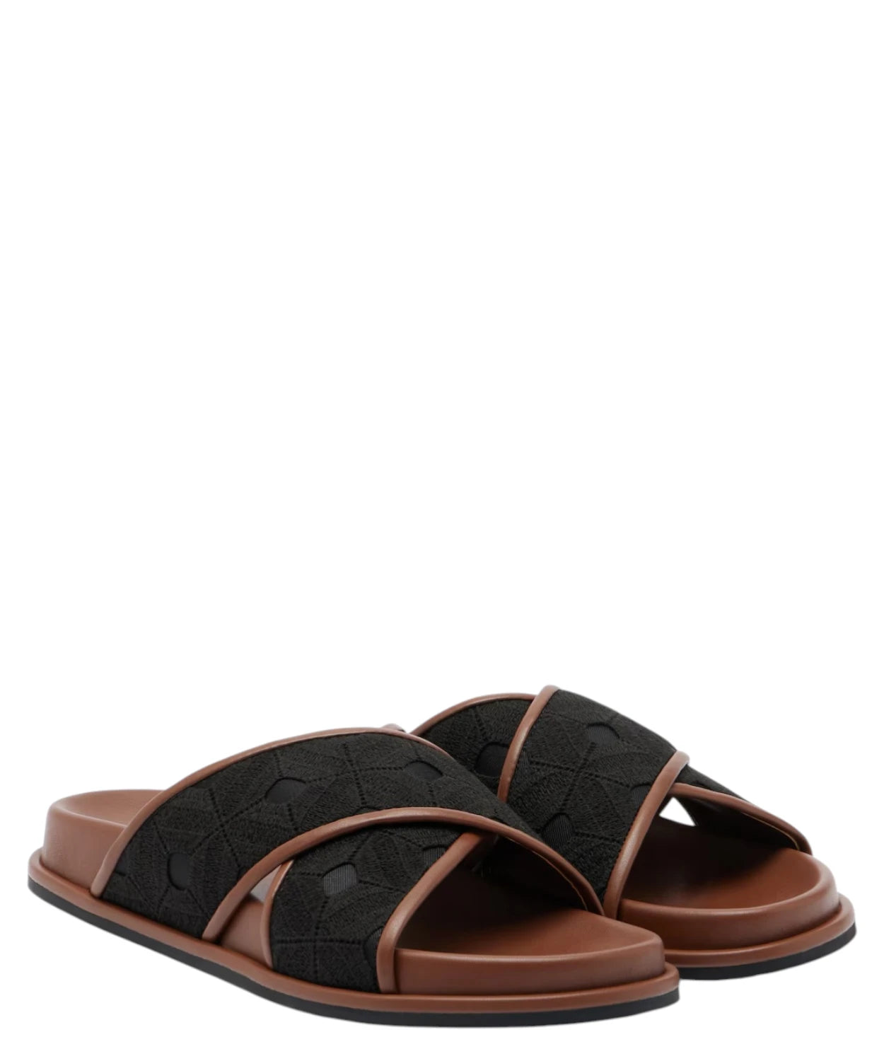 Sandales Femme Max Mara Peonie avec Broderie et Brides Croisées