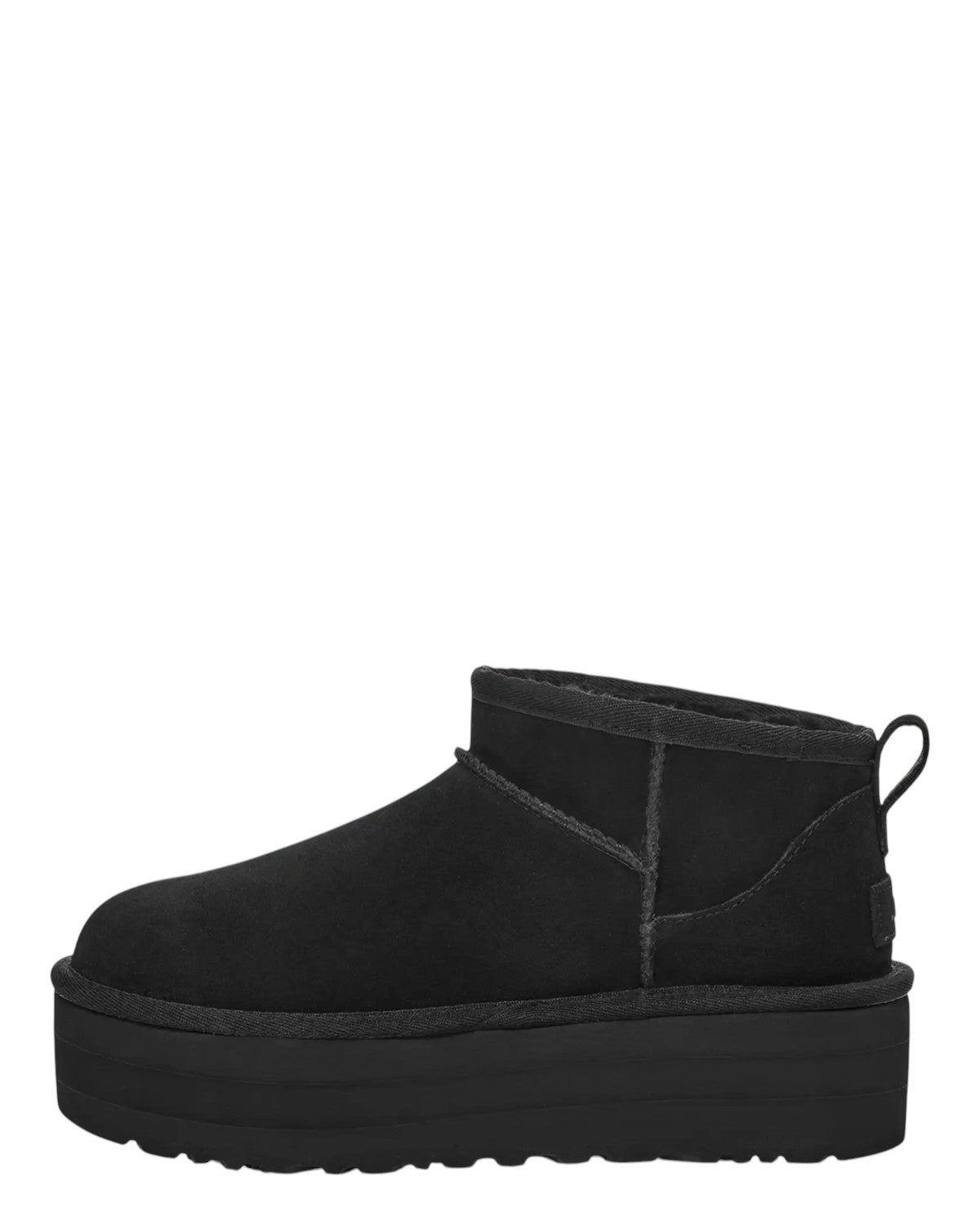 UGG Stivali Classic Ultra Mini con Plateau nero