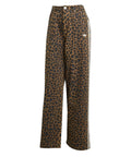 Adidas Originals Pantaloni Denim Loose Fit Leopard