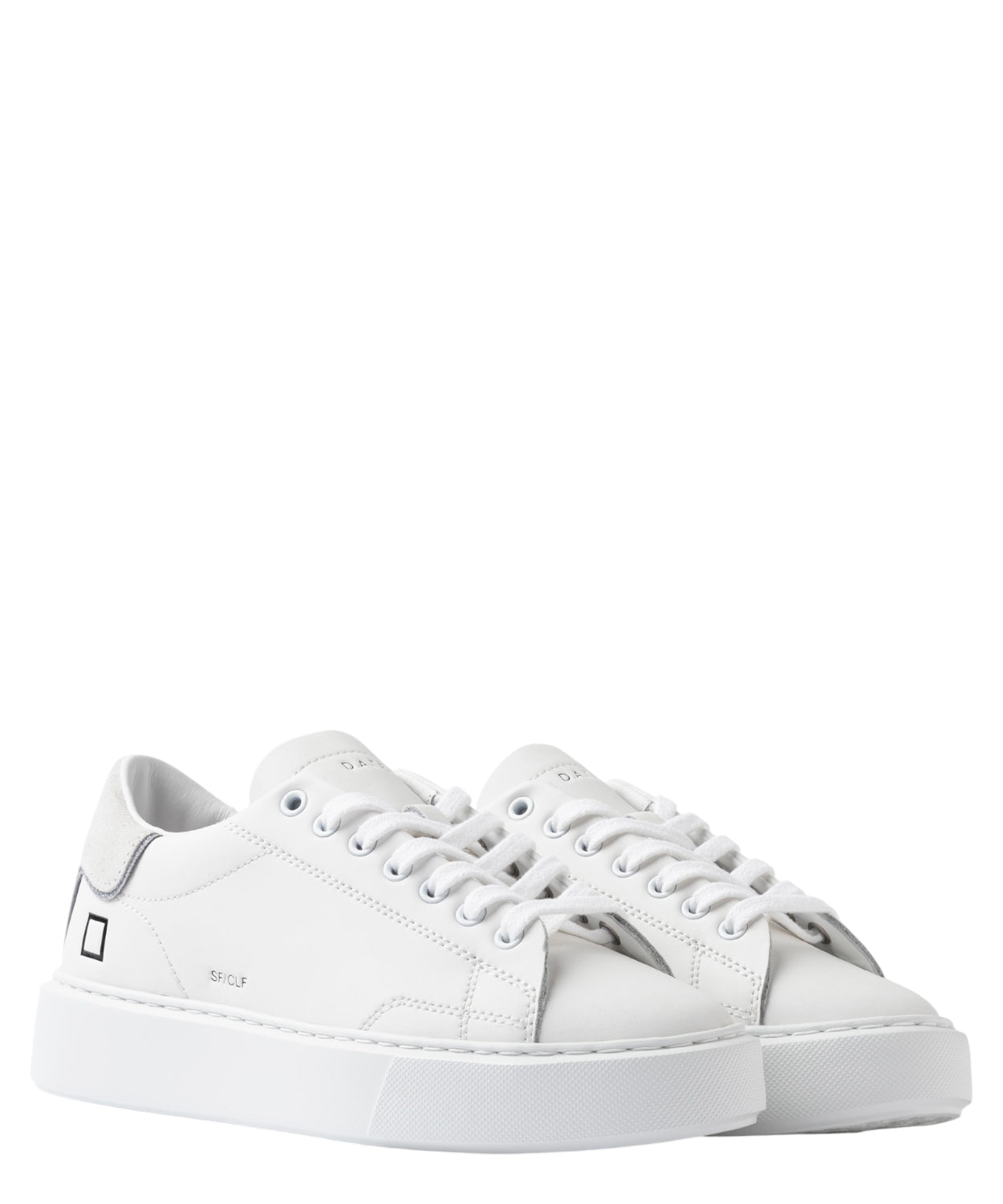 Sneakers Sfera Calf White in Pelle Bianca