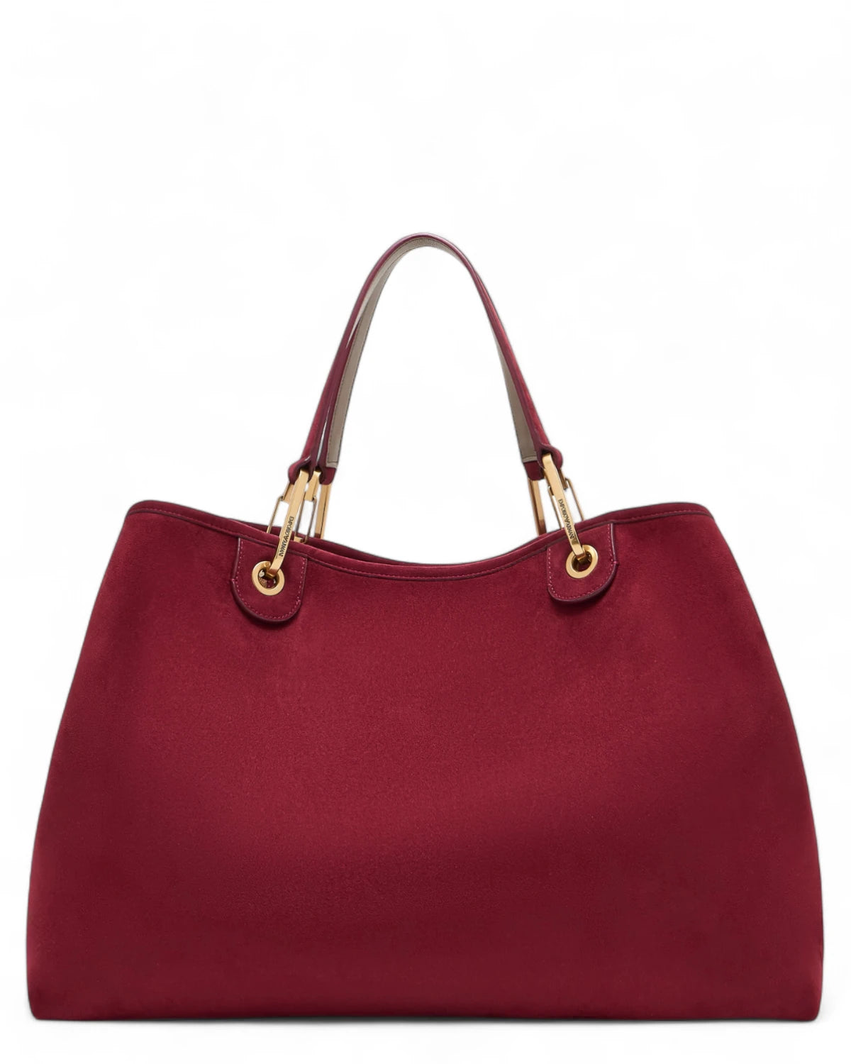 Borsa MyEA Grande in Simil Suede Rossa-Emporio Armani-Borse a spalla-Vittorio Citro Boutique