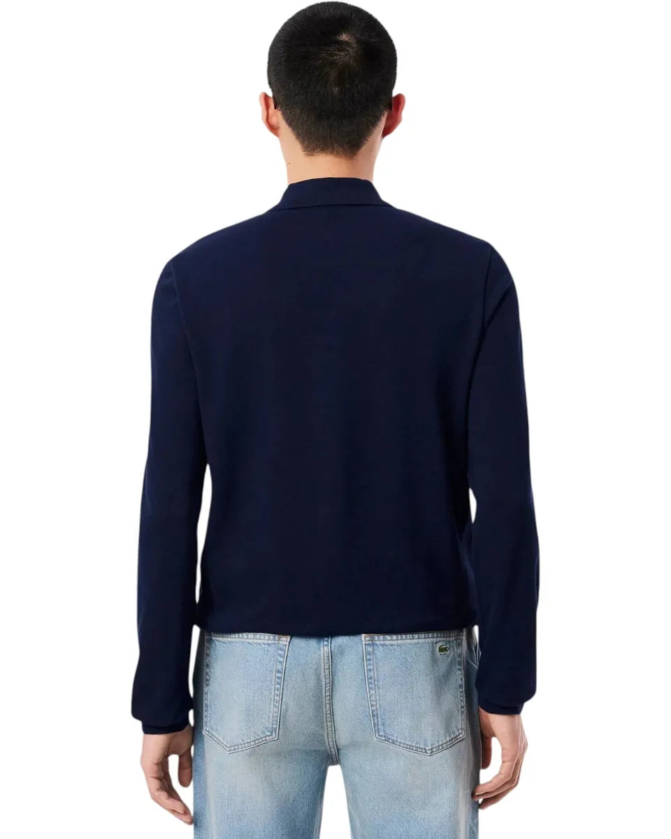 Polo Maniche Lunghe Piqué-LACOSTE-Polo-Vittorio Citro Boutique