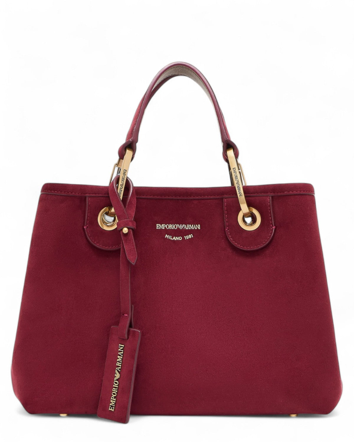 Borsa MyEA Shopper Piccola in Simil Suede-Emporio Armani-Borse a mano-Vittorio Citro Boutique
