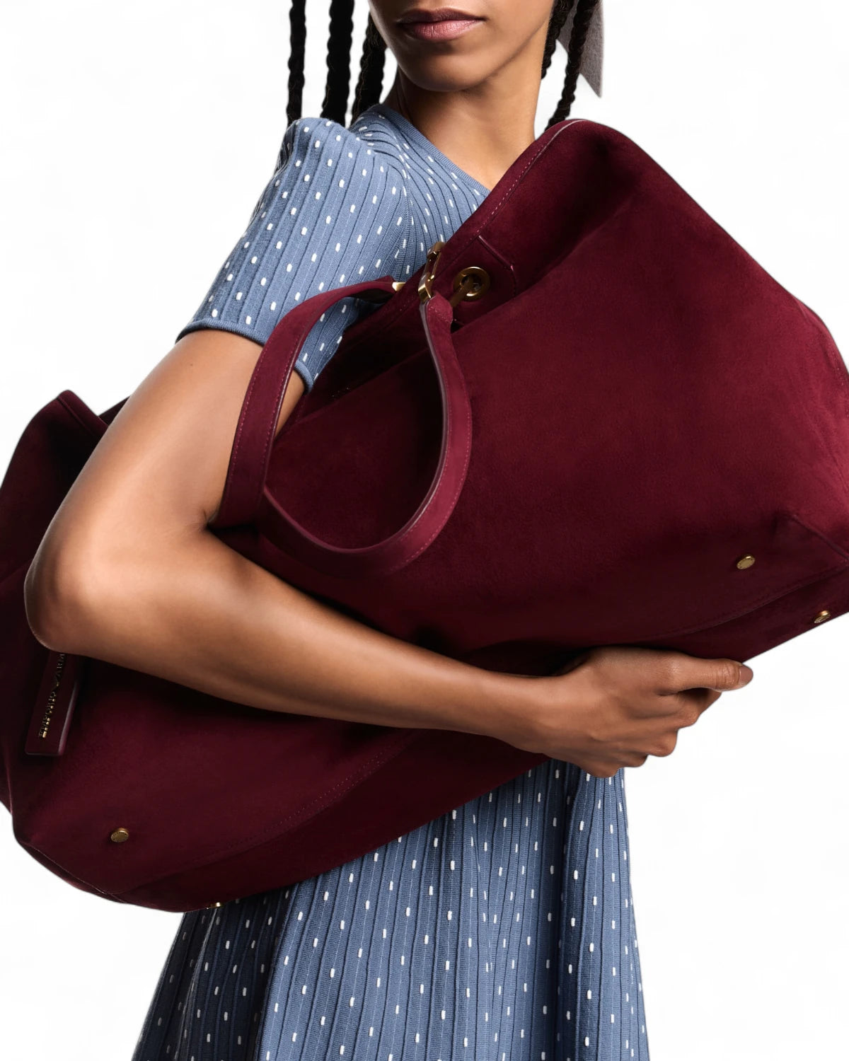 Borsa MyEA Grande in Simil Suede Rossa-Emporio Armani-Borse a spalla-Vittorio Citro Boutique